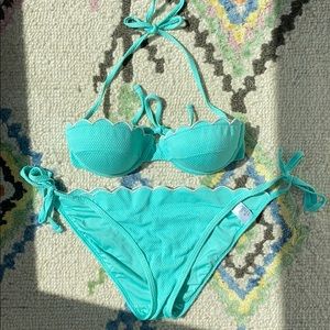 Top shop scallop bikini